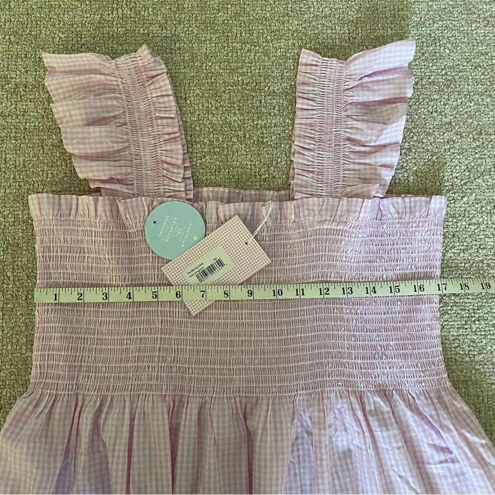 Hill House Ellie Nap Dress Pink Gingham NWT XXL - Picture 15 of 16